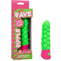 Rave Ripple Waterproof Rechargeable Vibrator